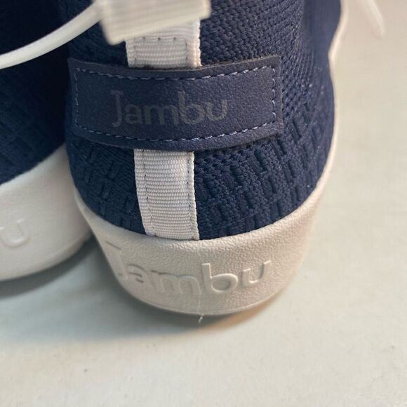 JAMBU Jenny Knit All Terra Traction Sneakers Size 8.5 Blue Relax Foam Insole New - Picture 5 of 11